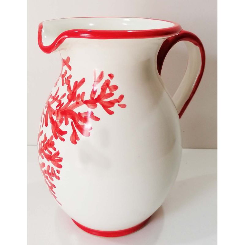 Pitcher Corals line. handpainted Vietri ceramic