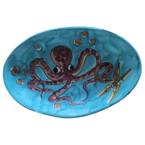 Piatto vassoio ovale ovalina linea pesci. Piatti da...