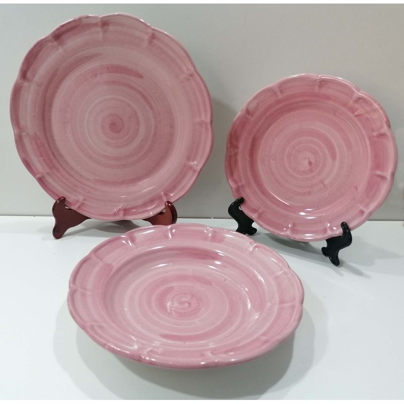 Tris Piatti linea Pennellato Scegli il tuo preferito - Ceramica di Vietri dipinta a mano