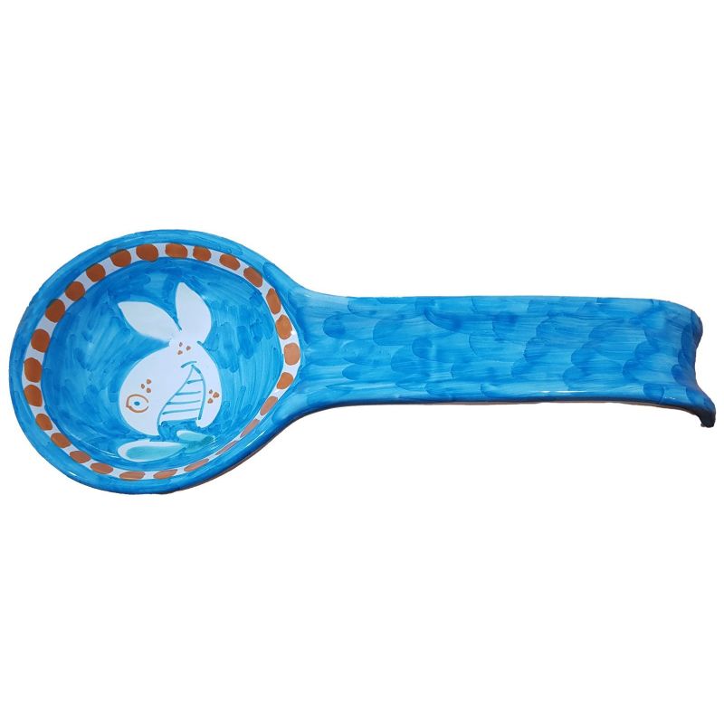Spoon rest Animal Line. handpainted Vietri ceramic
