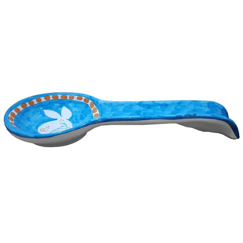 Spoon rest Animal Line. handpainted Vietri ceramic