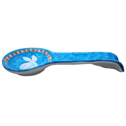 Spoon rest Animal Line. handpainted Vietri ceramic