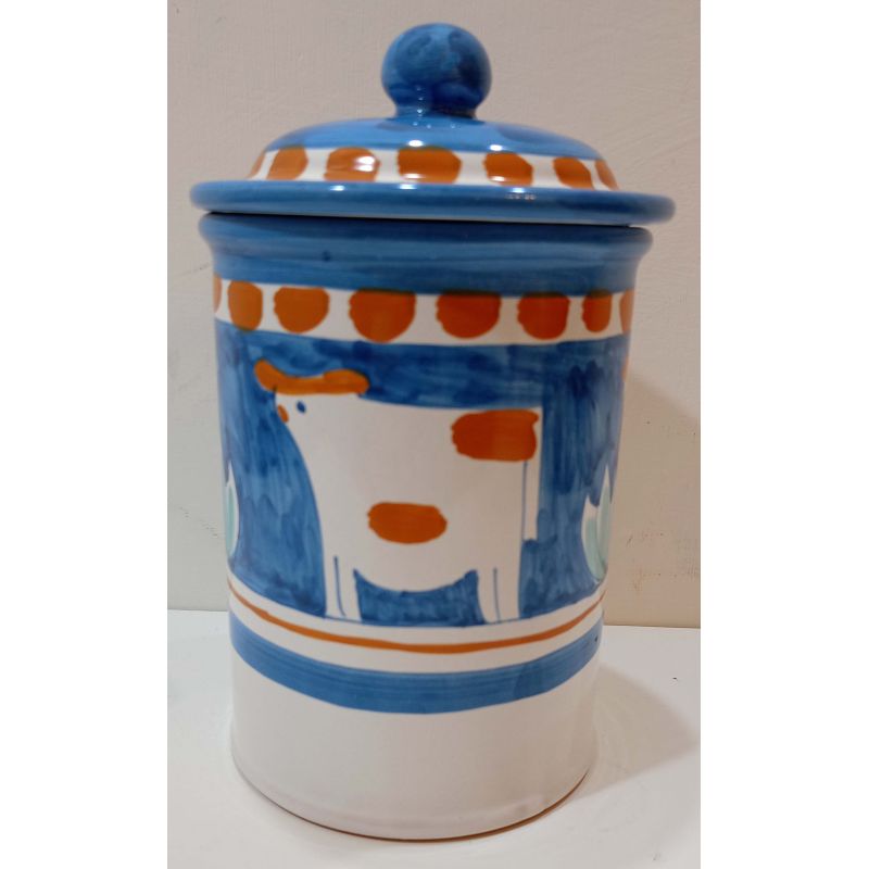 Customizable Jar. Animal Line. Vietri Ceramic....