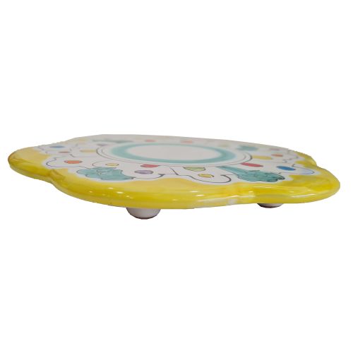 Soporte para bandejas de línea Casette. En cerámica de Vietri.