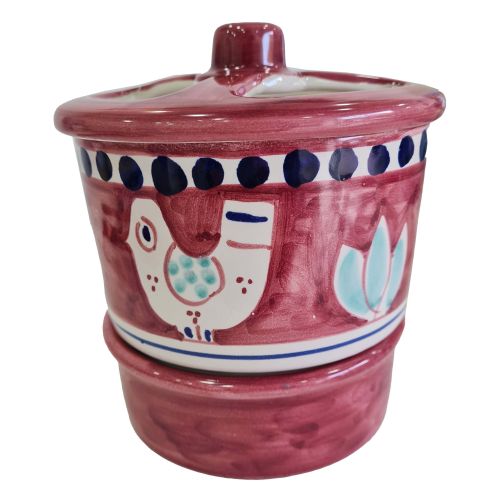 Égouttoir à couverts ligne petits animaux. Céramique Vietri.