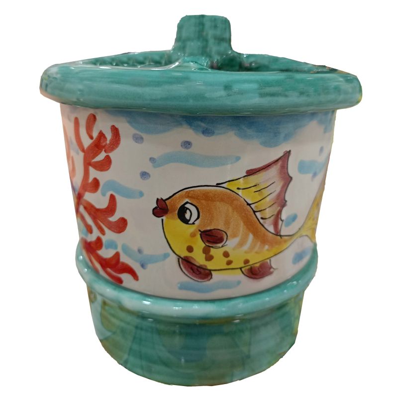 Scola Posate linea Mischia Pesci. Ceramica di...