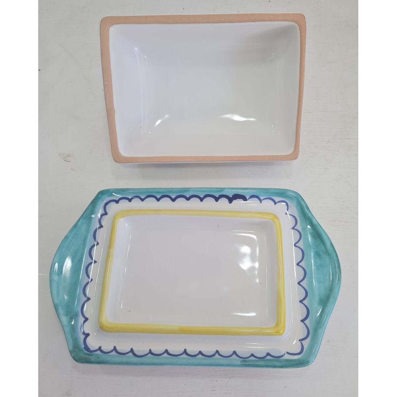 Plateau Beurre/Fromage Ligne Baroque. Céramique...