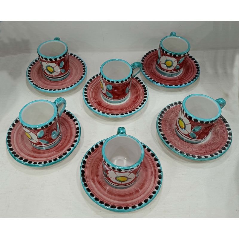 Set de tasse et sous-tasse. Ligne Fleurs....