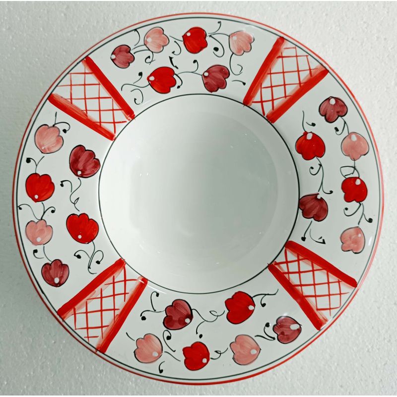 Restaurant Line – Teller mit Priesterhut, Spring Line, Little Flowers, Big Mama, Vietri Ceramics.