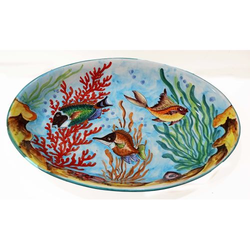 Ovaler Schalen-Servierteller. Meer -Kollektion....
