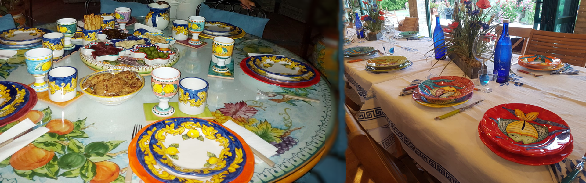 A Tavola e in cucina con le ceramiche vietri with love